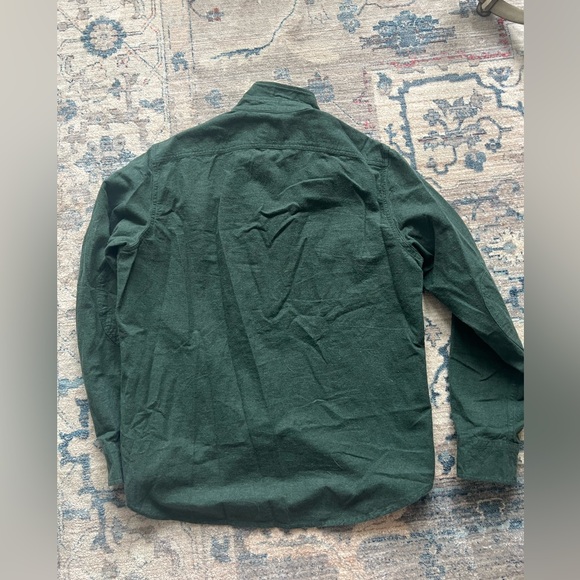 J crew green flannel size L - Picture 2 of 3
